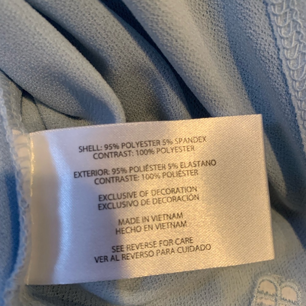 NEW BANANA REPUBLIC WOMEN'S V-NECK 3/4 SLEEVE BLOUSE TOP, BLUE. SIZE XXL - Picture 9 of 9
